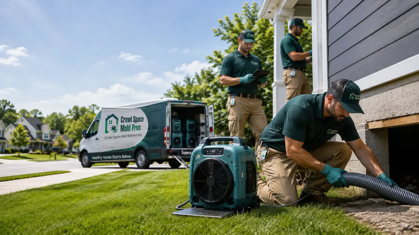 Crawl Space Mold Removal in Sharon Springs, KS